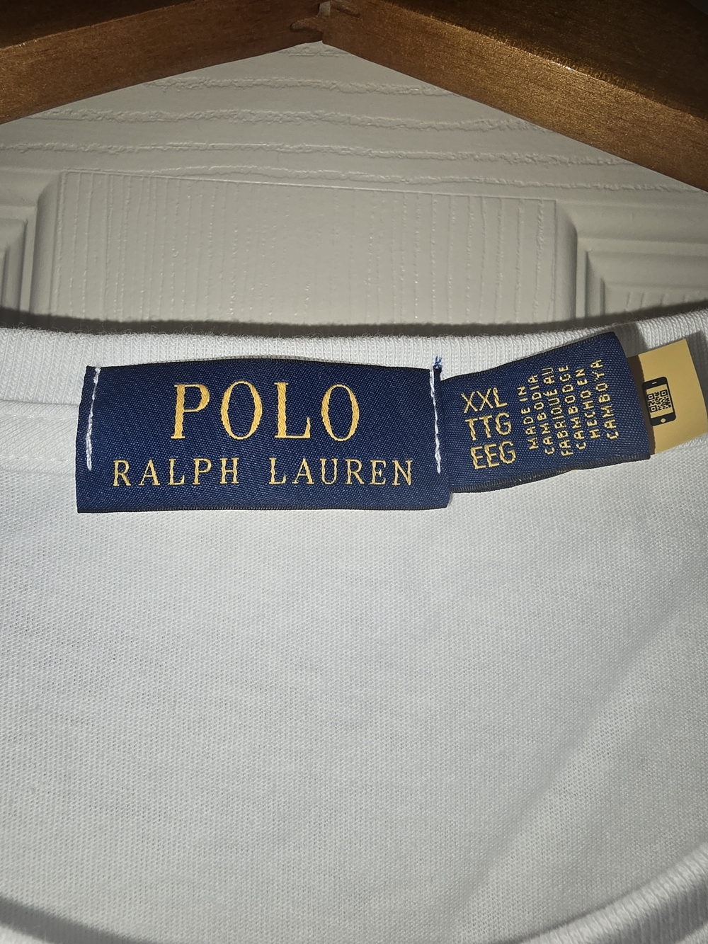 Polo Ralph Lauren White Crest Graphic Tee. Mens XXL - Picture 6 of 6